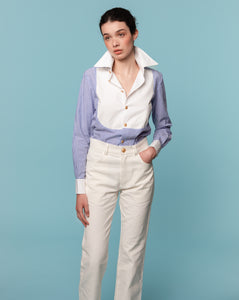 La chemise body à plastron