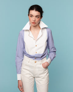 La chemise body à plastron